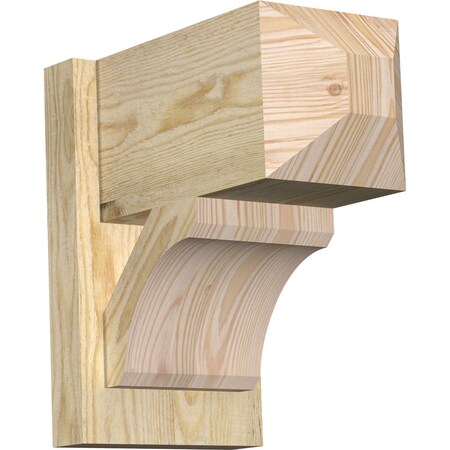 Ekena Millwork Legacy Craftsman Rough Sawn Outlooker, Douglas Fir, 8"W x 14"D x 14"H OUT08X14X14LEC04RDF